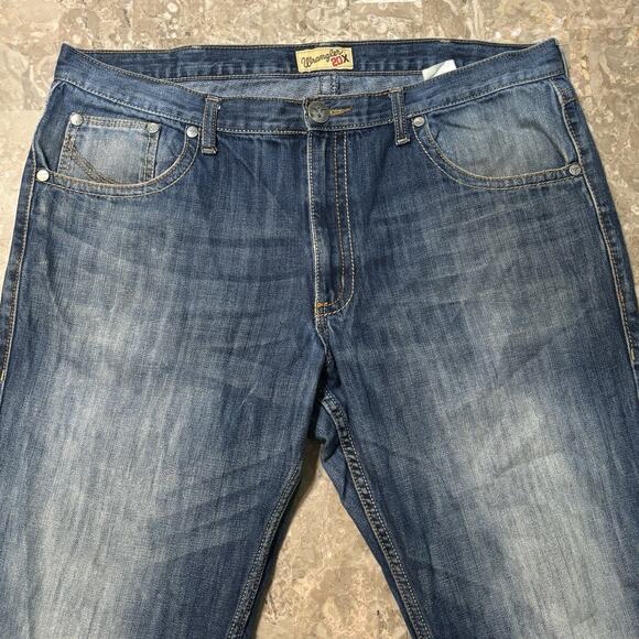 Wrangler 20x Jeans Mens 40x32 Blue Vintage Boot Cut Western Rodeo - Picture 1 of 13
